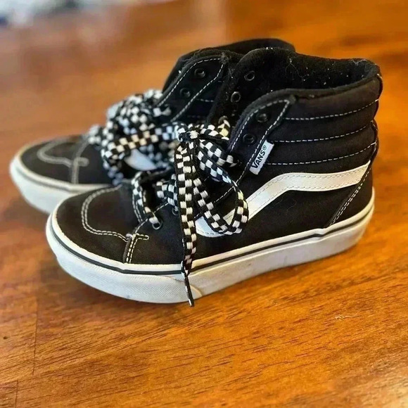 Black High Top Vans - Picture 1 of 6